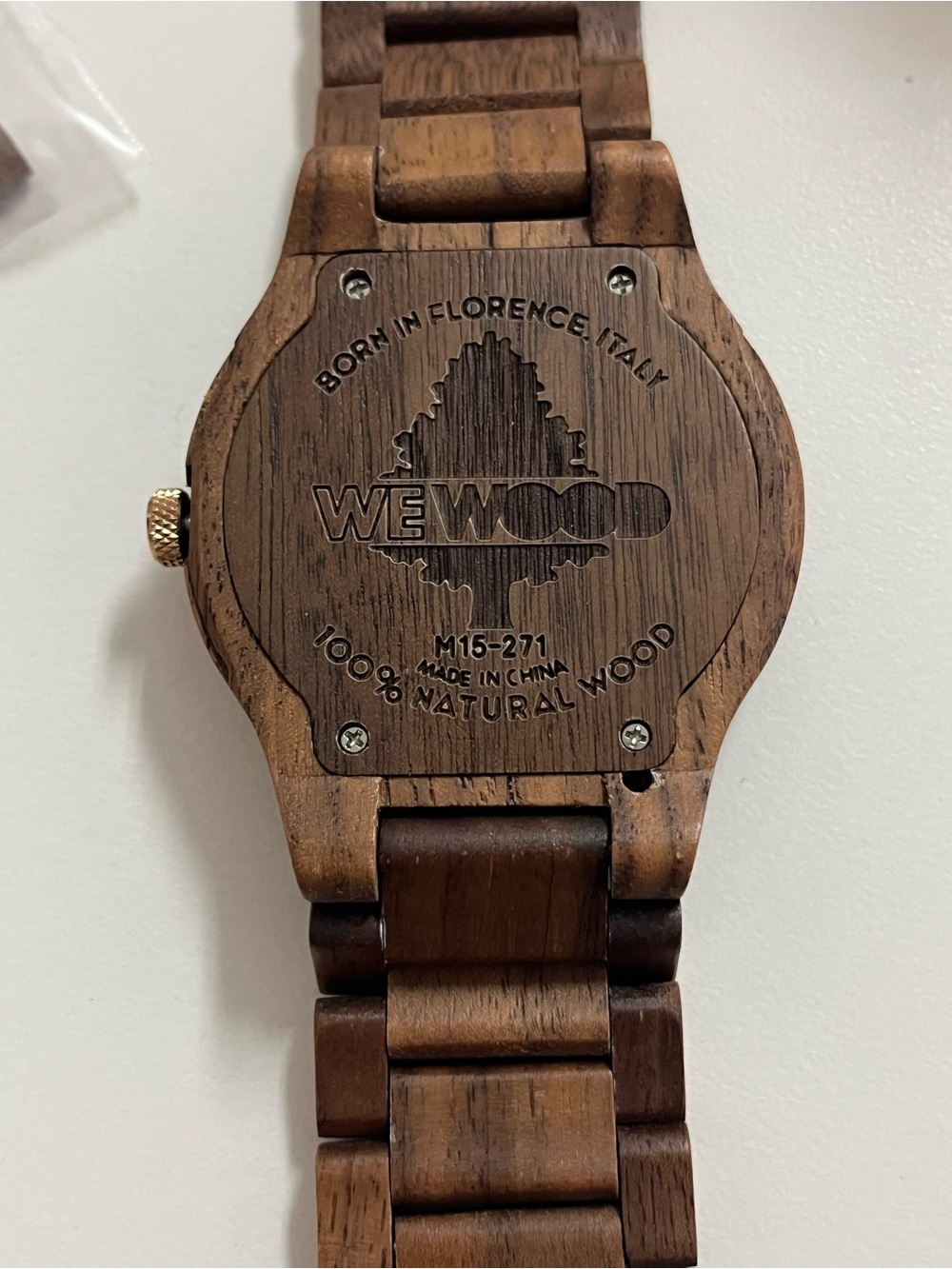 Wewood Wooden walnut Watch - box links and manual included - Picture 11 of 16